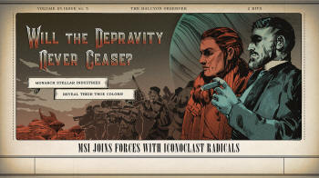 The Outer Worlds Loading Screen Art