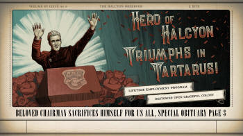 The Outer Worlds Loading Screen Art